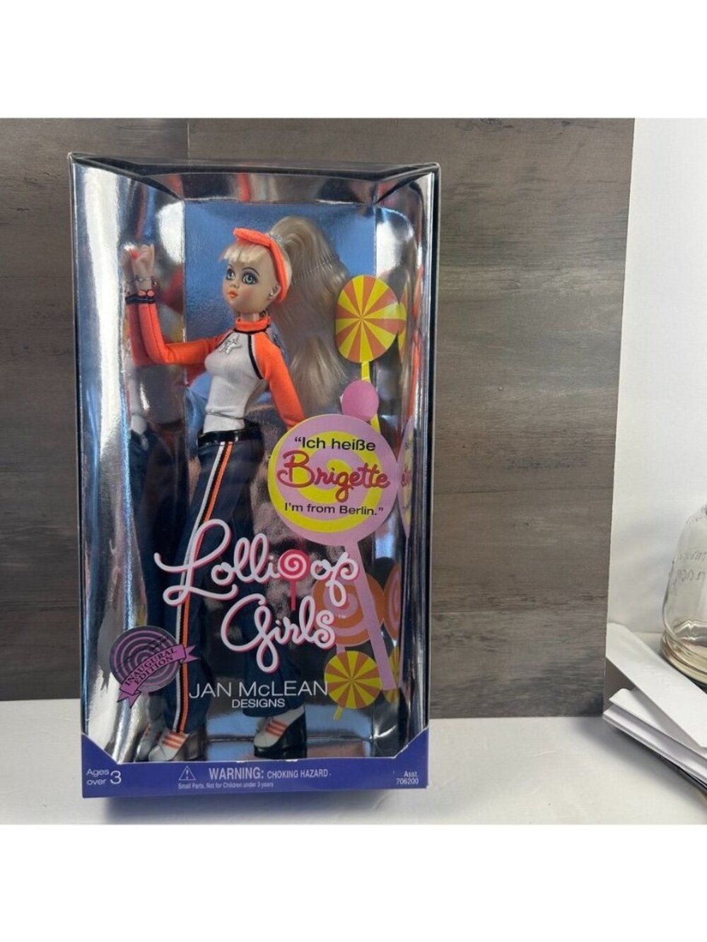 Lollipop Girls Brigette Doll 2002 Jan McLean Designs #706204 - New In Box